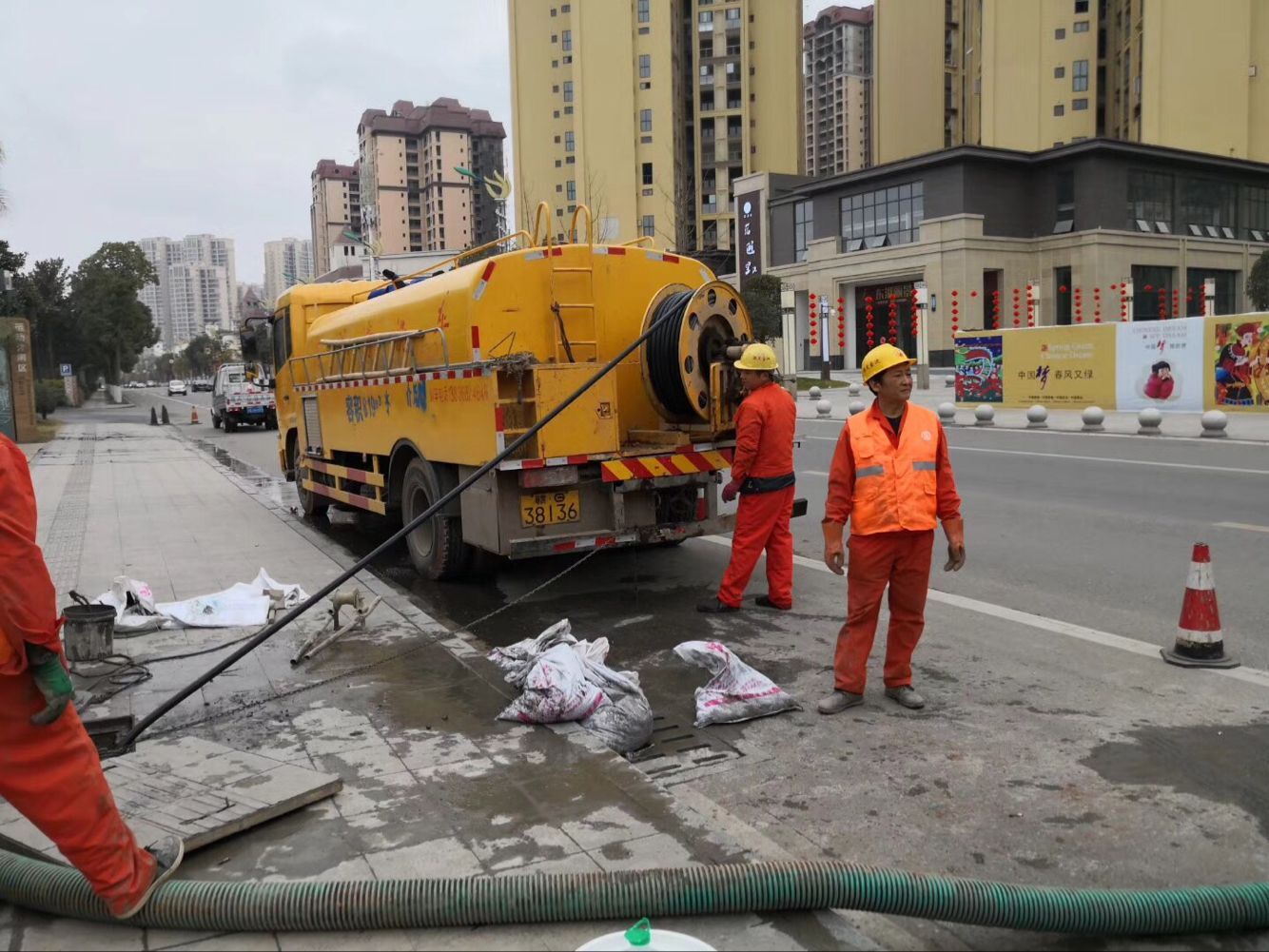 淄川排污管道清淤-管道清洗