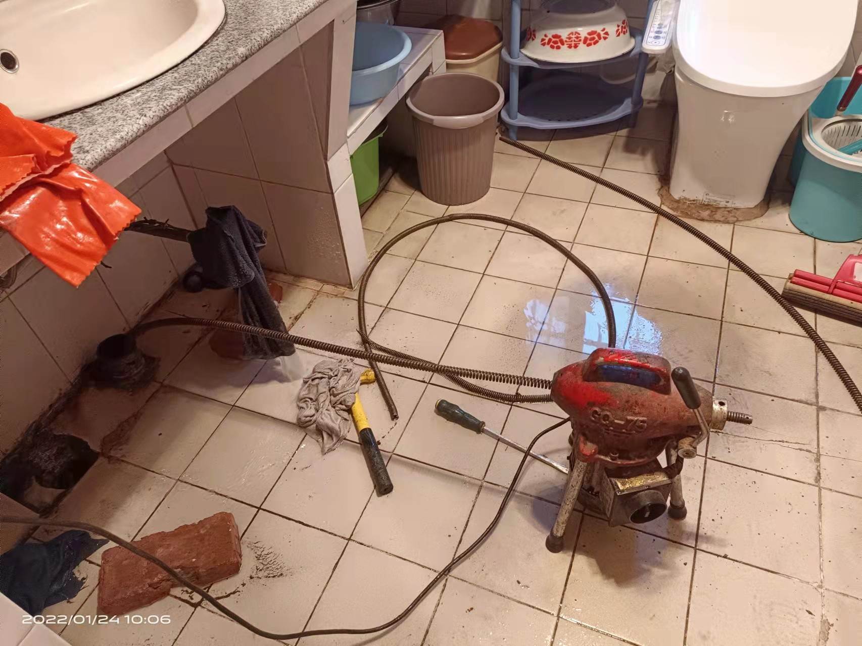 淄川疏通厨房下水道，地漏疏通